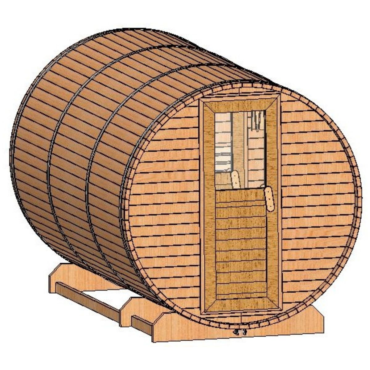 PLAN SAUNA BECZKA